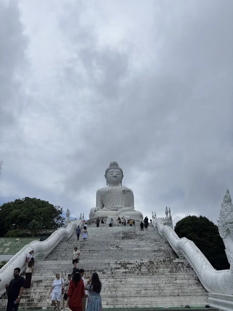 The steps up to the Big Buddha, Phuket