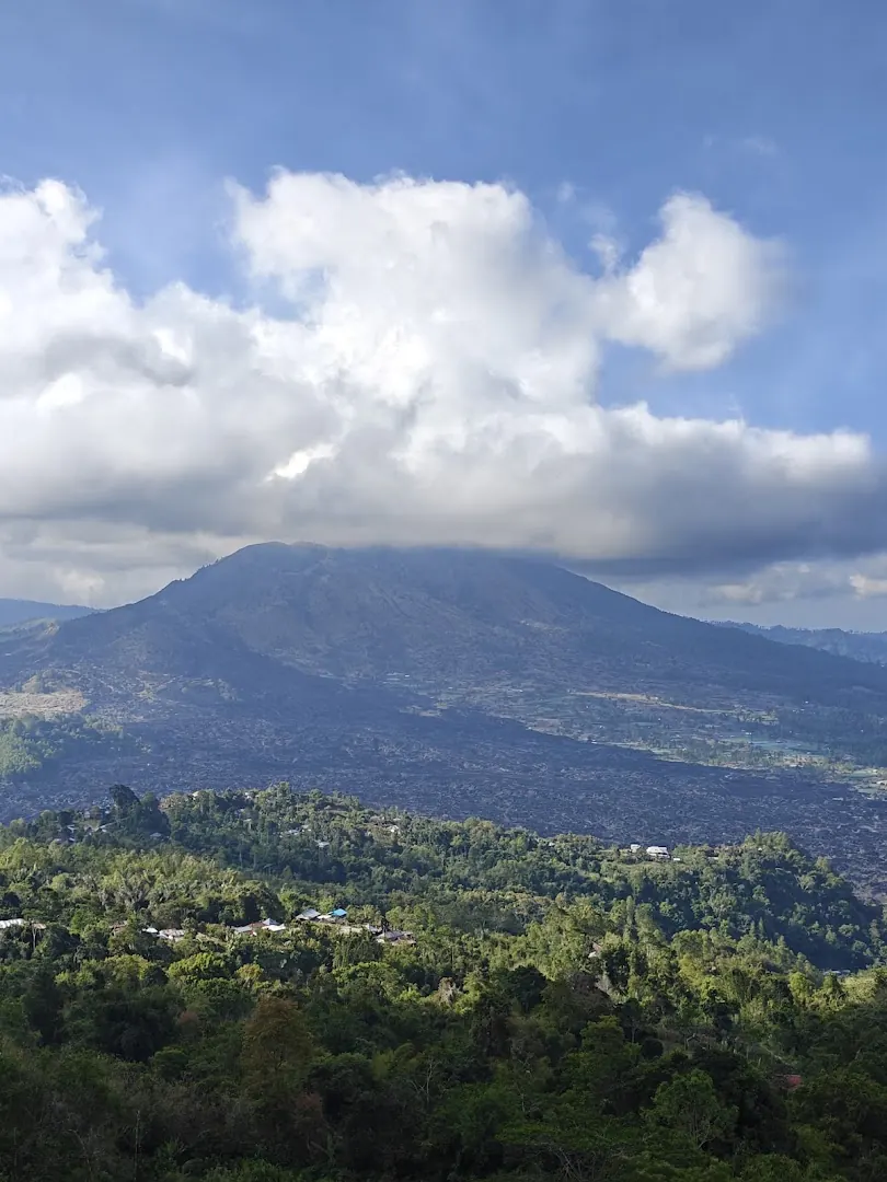 Mount Batur across the caldera
